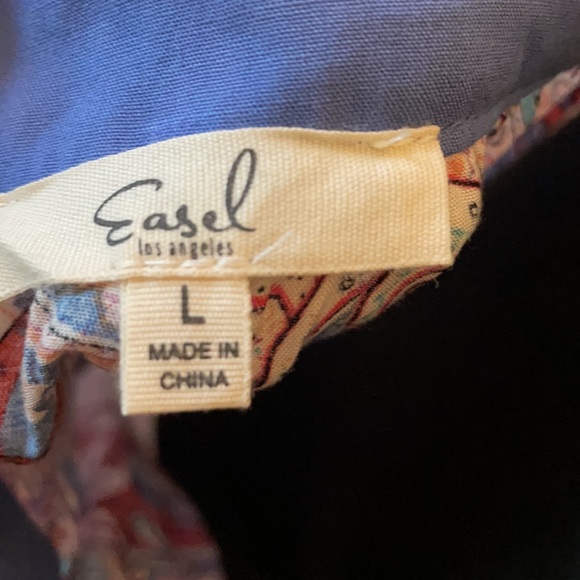 Tunic Top Ties -N- the  back size L - Picture 9 of 10